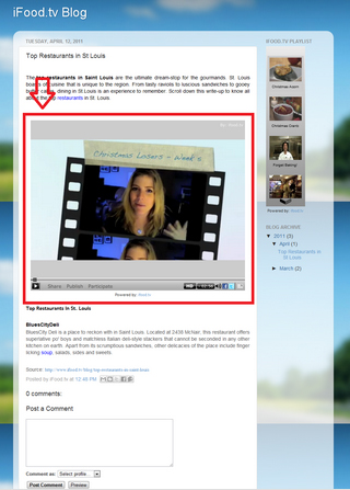 iFood.tv Releases New Video Player!
