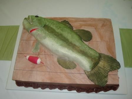 How to Paint Brush a Fondant Fish Cake 