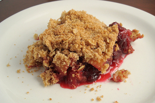 Apple Cranberry Crisp