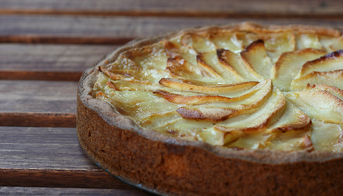 Baked Apricot Custard
