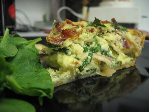 Crepes With Bacon Quiche 