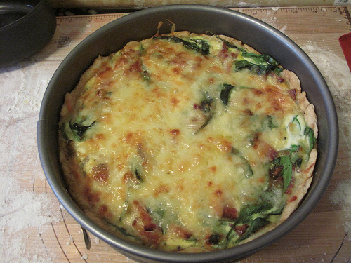 Bacon And Mushroom Quiche