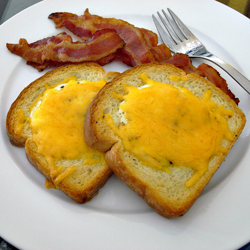 Baked Eggs And Cheese