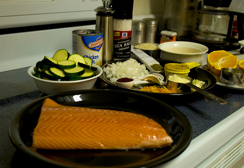 Baked Fish Steaks With Anchovy Butter