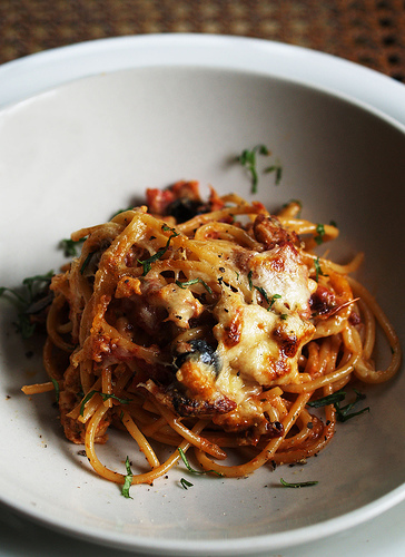 Best Baked Spaghetti 