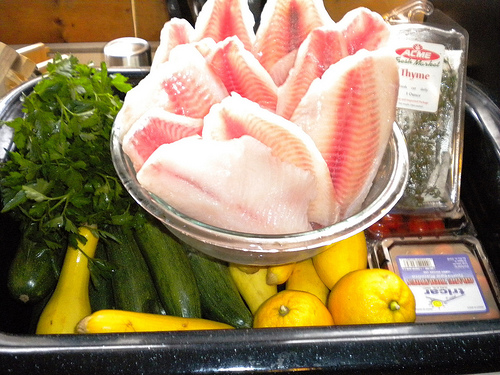 Baked Tilapia With Tomatoes And Olives 
