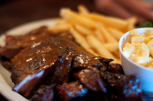 Barbecued Baby Back Pork Ribs