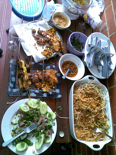 Barbecued Beef Satay