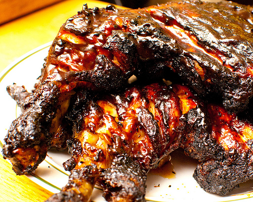 Barbecued Chicken Quarters