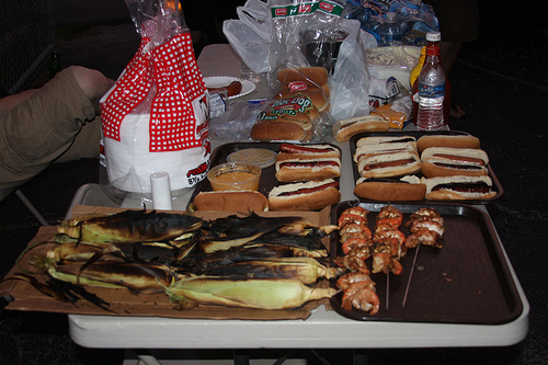 Barbecued Corn