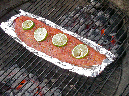 Barbecued Salmon