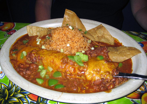 Rolled Beef Enchiladas