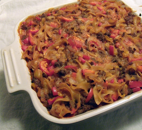 Beef And Pasta Casserole