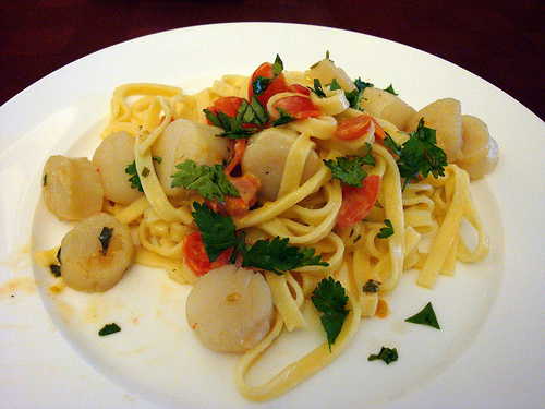 Boiled Scallops