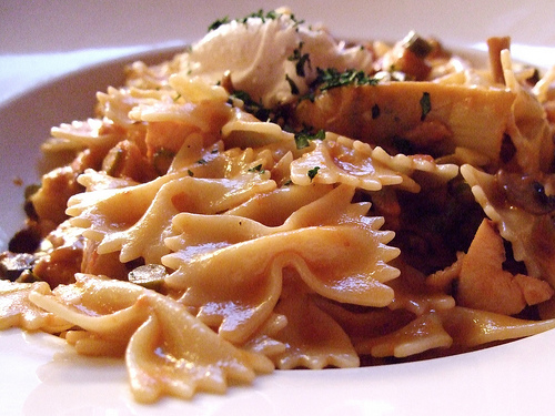 Bow Tie Pasta And Chicken