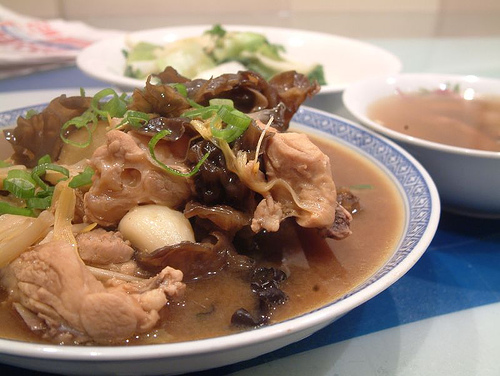 Soy And Ginger Braised Lily Bud Chicken