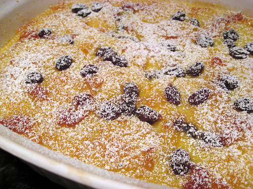 Bread Pudding With Brandied Custard Sauce