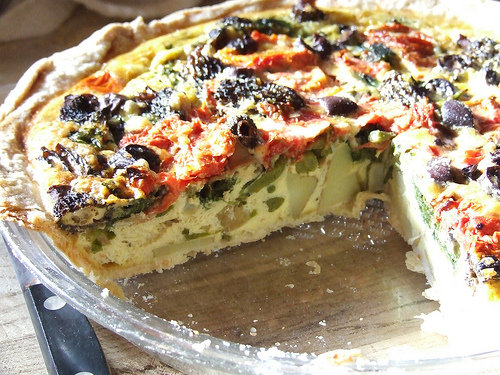 Broccoli Mushroom Quiche