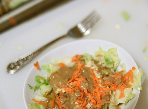 Sliced Carrots With Honey And Parsley