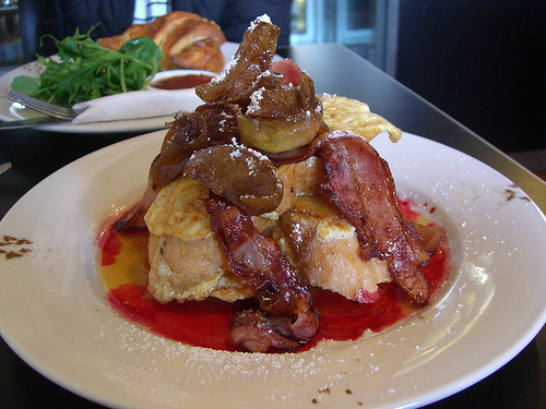 Cheese And Bacon Omelette