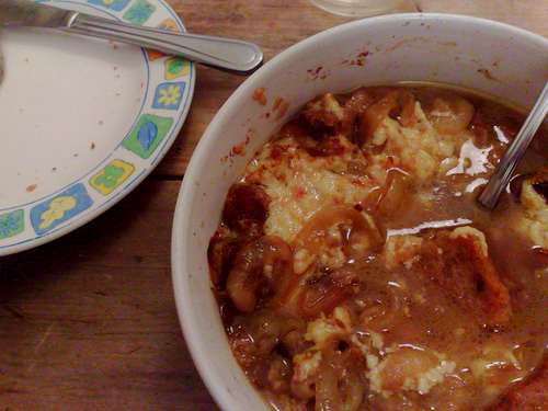 Cheese And Onion Soup