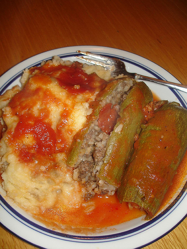 Cheesy Stuffed Potatoes
