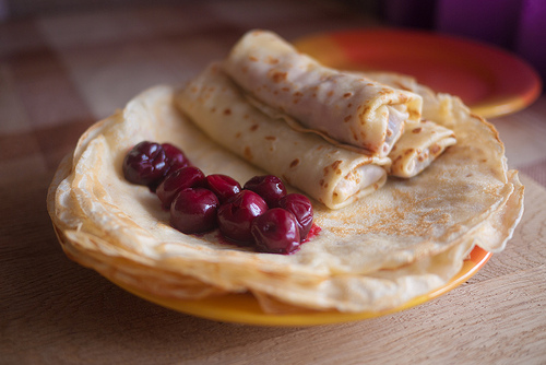 Cherry Crepes
