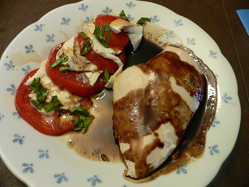 Chicken Breasts With Basil Butter