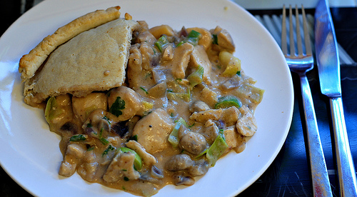 Chicken Mushroom Pot Pie 