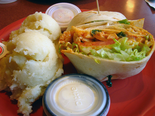 Chicken And Salsa Wraps