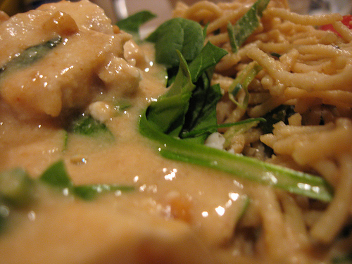 White Cut Chicken With Spicy Peanut Sauce