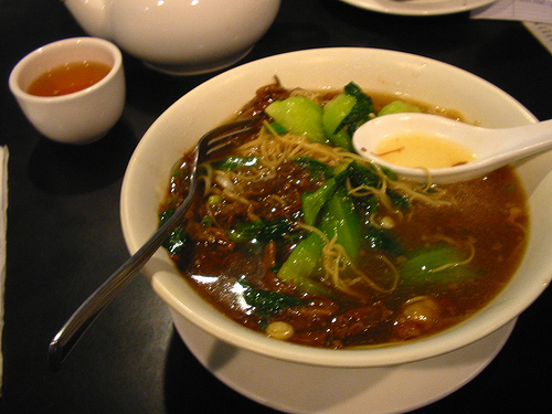 Beef And Chinese Lettuce Soup
