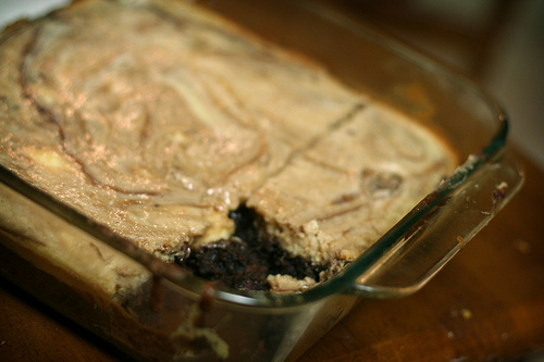 Blonde Chocolate Chip Brownies