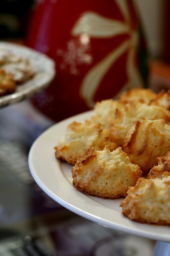 Christmas Coconut Cookies