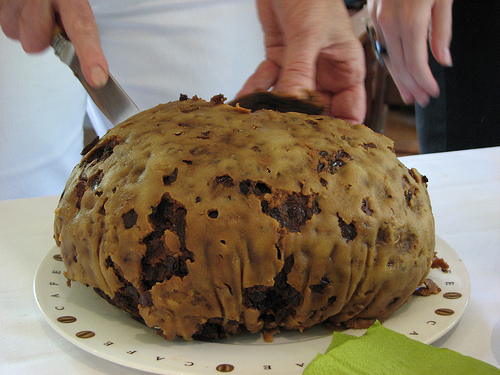 
Iced Christmas Pudding