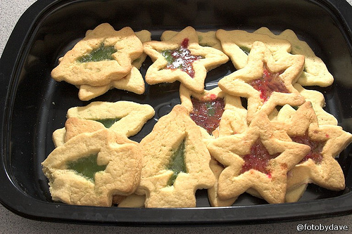 Christmas Stained Glass Cookies