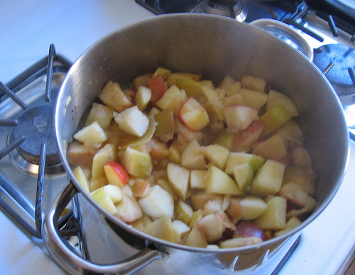 Microwave Cinnamon Applesauce