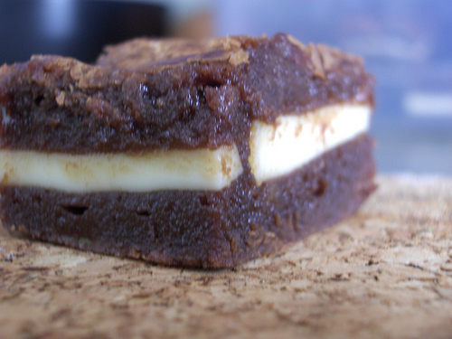 Hazelnut Cream Cheese Brownies