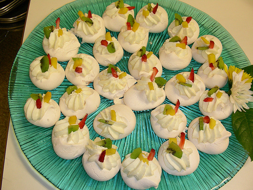 Cream Puffs With Fruit And Whipped Cream
