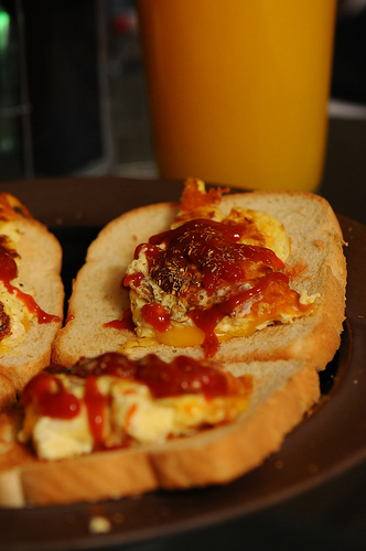 Creamed Eggs On Toast