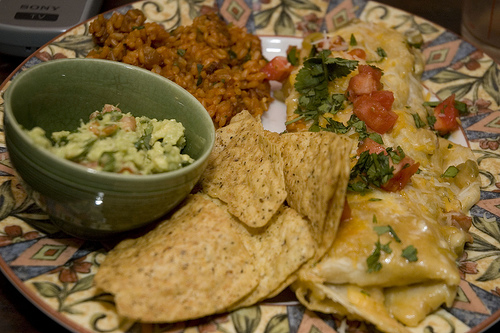 Creamy Chicken Enchiladas