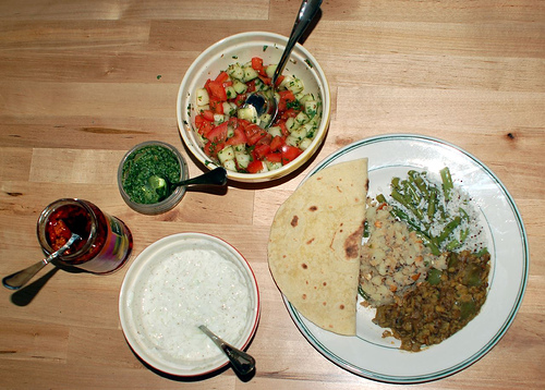 Chana Dal With Cucumber