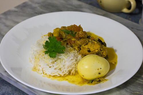 Curried Chicken Thighs