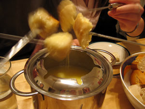 Mushroom Fondue Dip