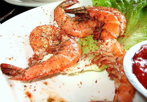 Fresh Cooked Shrimp