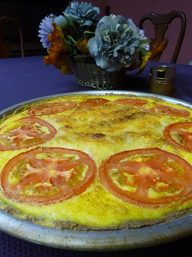 Classic Fresh Corn Cheese Quiche