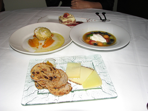 Fresh Fruit And Cheese Platter