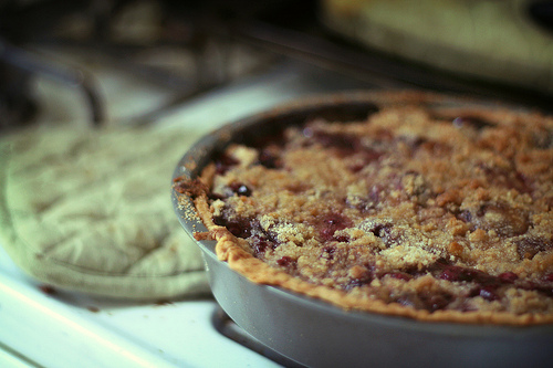 Fresh Sweet Cherry Pie