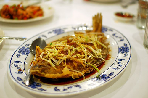 
Batter-fried Flounder
