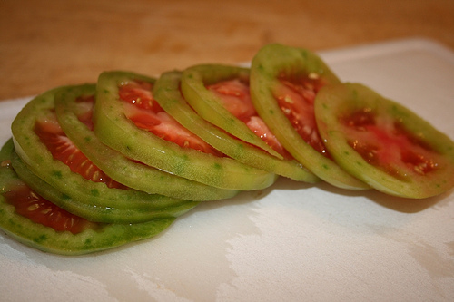 Golden Fried Green Tomatoes